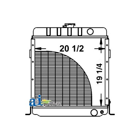 A & I Products Radiator 30.5" x31.5" x11" A-A171080